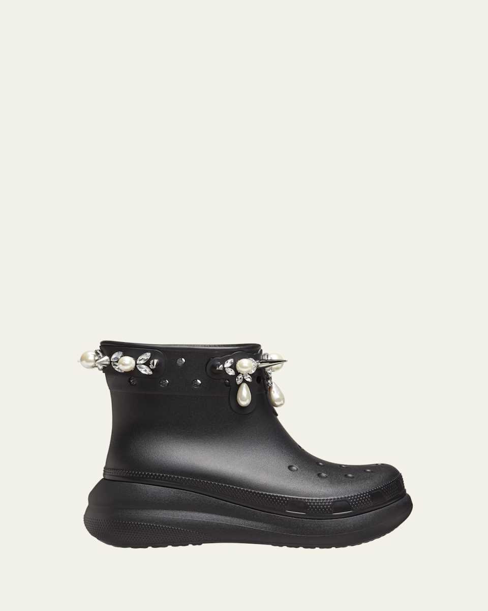 x Crocs Embellished Crush Ankle Boots